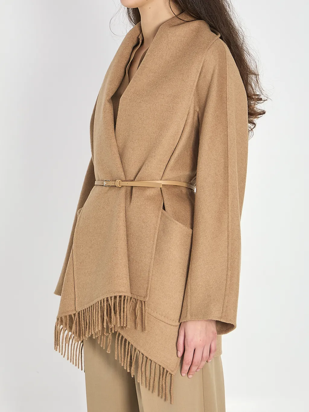 Camel Cardigan Coat - Camel