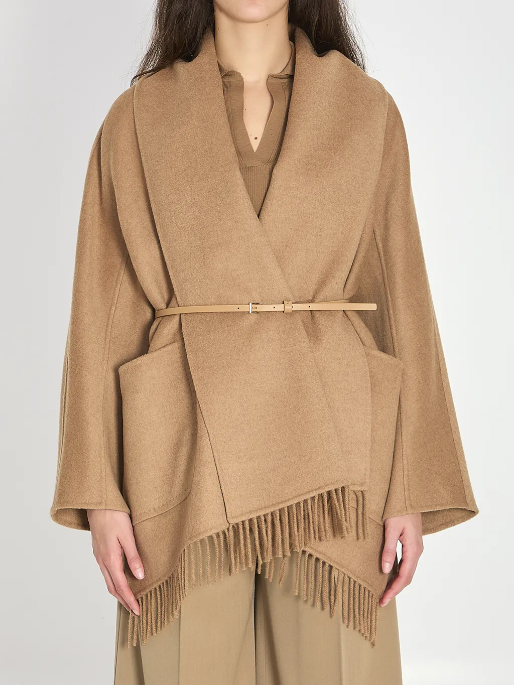 Camel Cardigan Coat - Camel