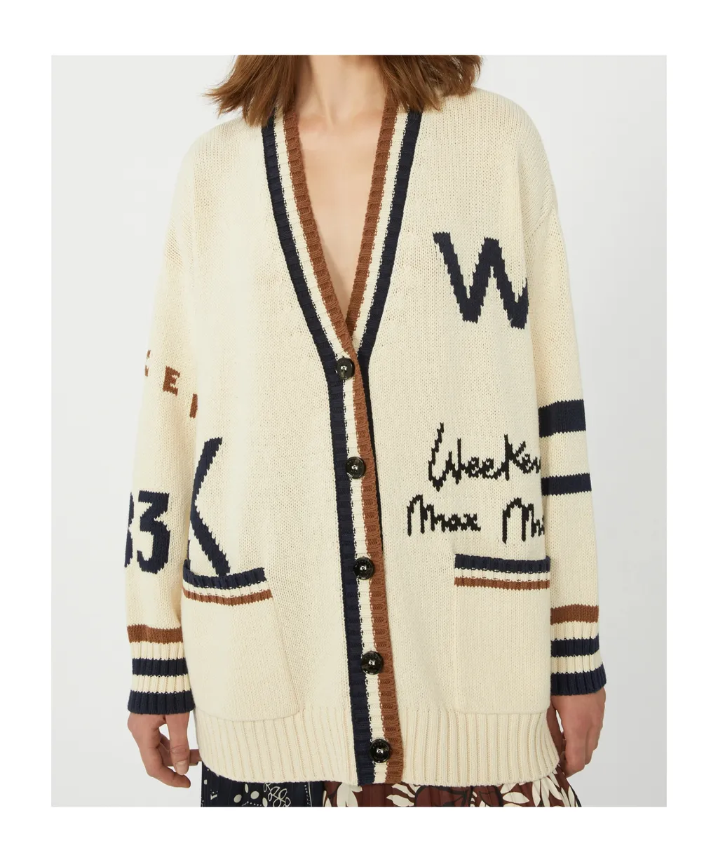 Oversized Cotton-Blend Cardigan