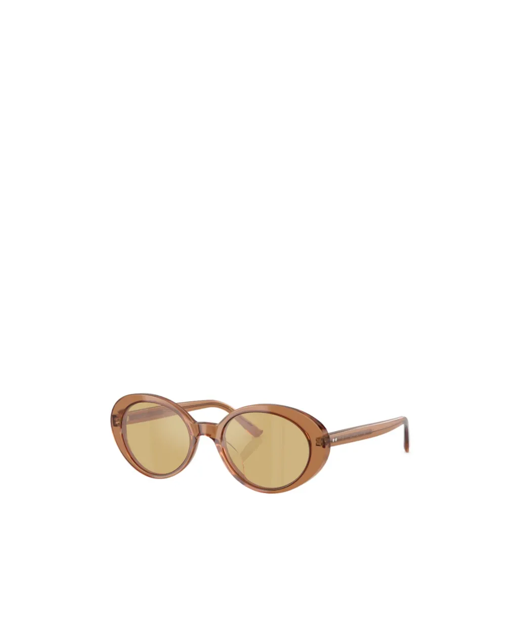 Oliver Peoples Lumar Oval Frame Sunglasses