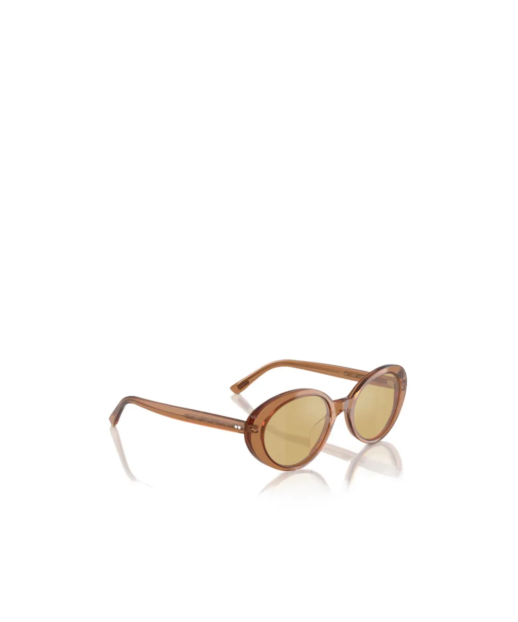 Oliver Peoples Lumar Oval Frame Sunglasses