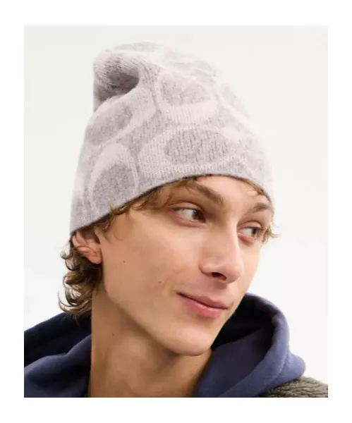 Maxi Signature Logo-Pattern Beanies