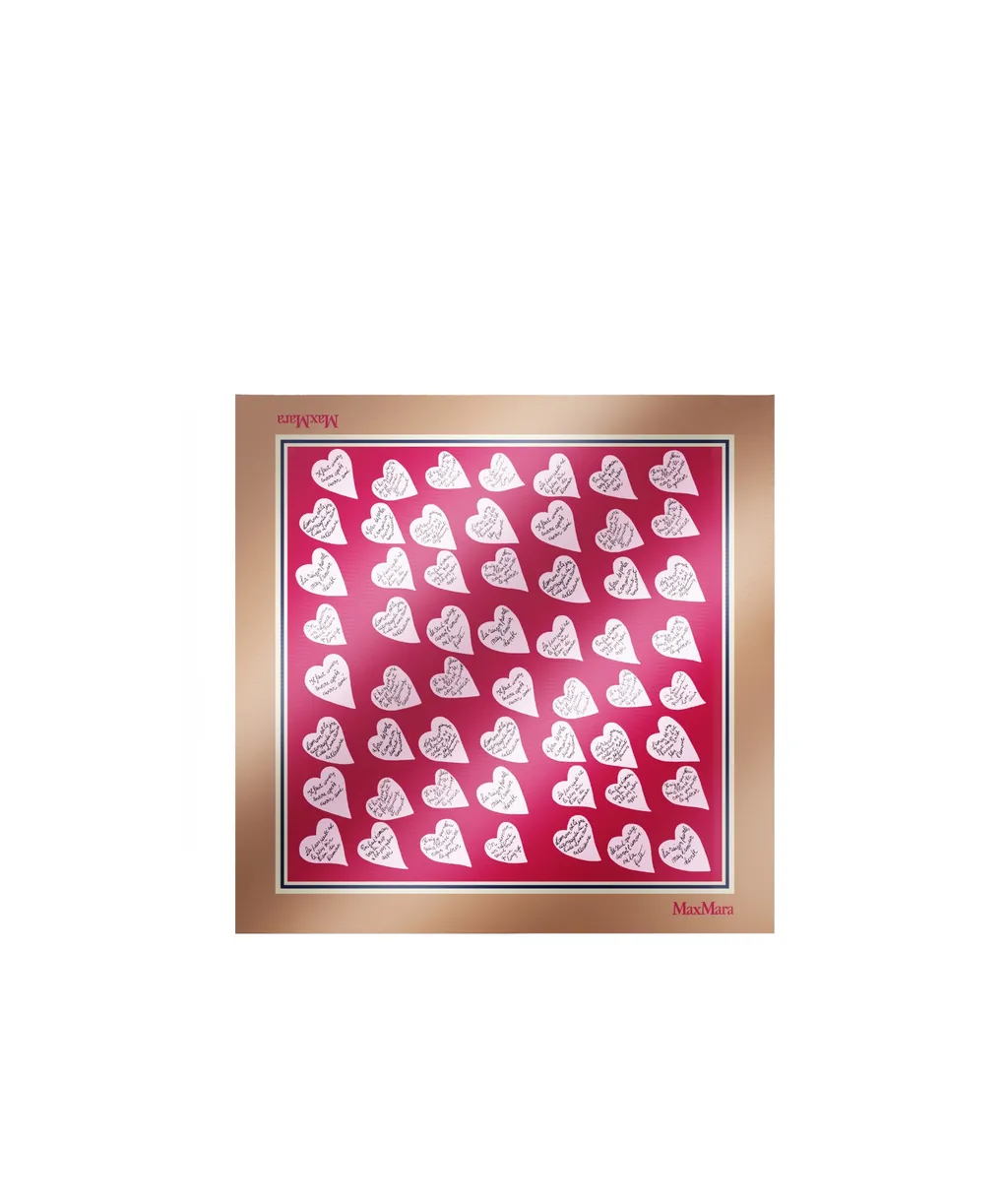 Patterned Silk Scarf