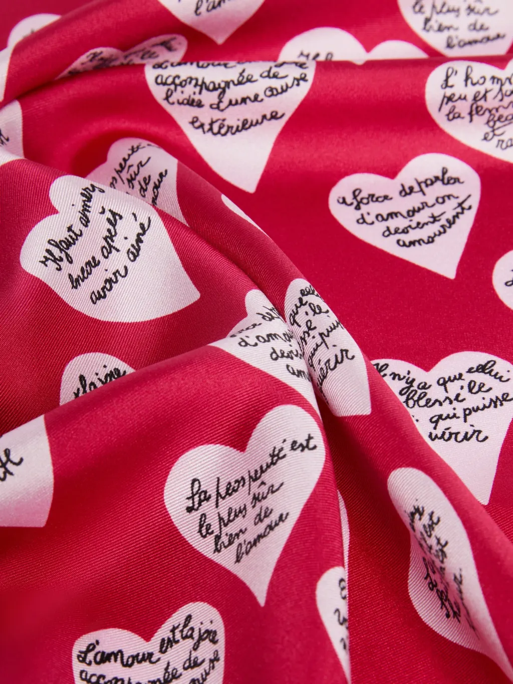 Patterned Silk Scarf