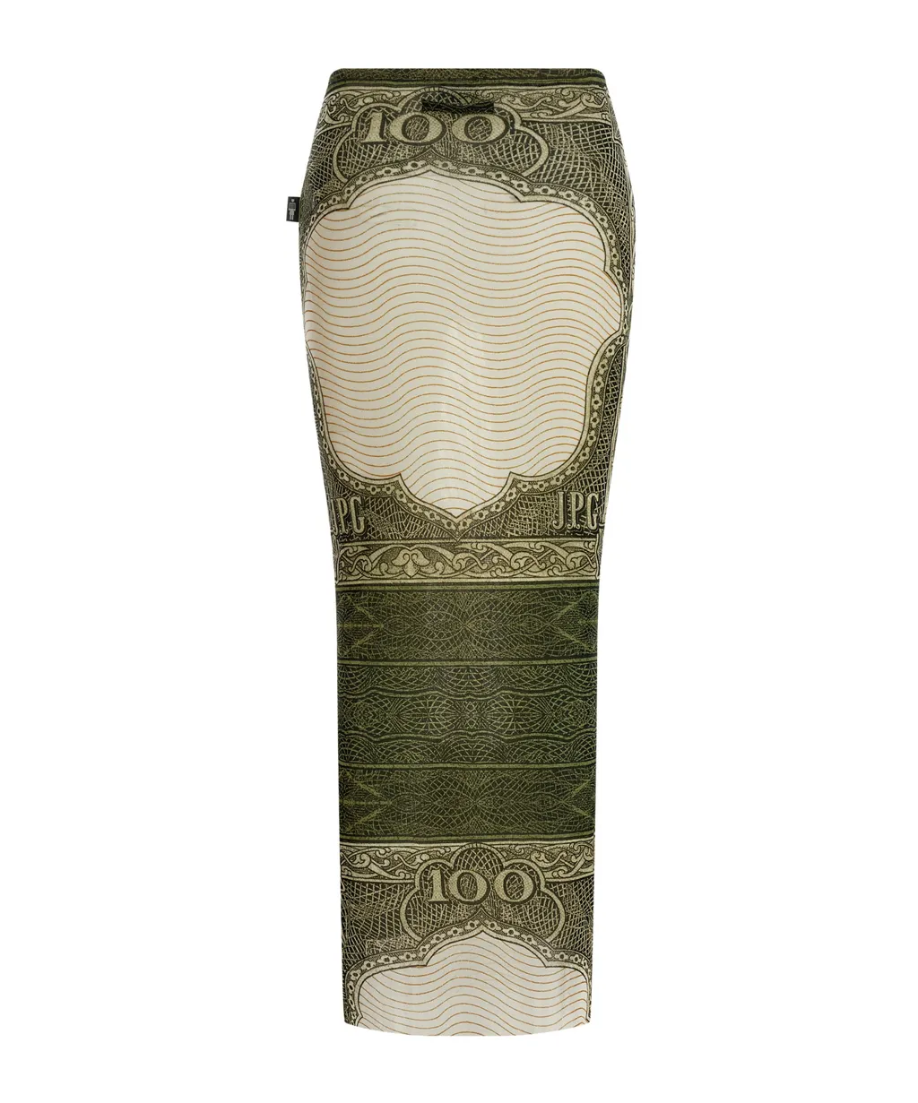 Re-Edition - The Green Cartouche Printed Maxi Skirt