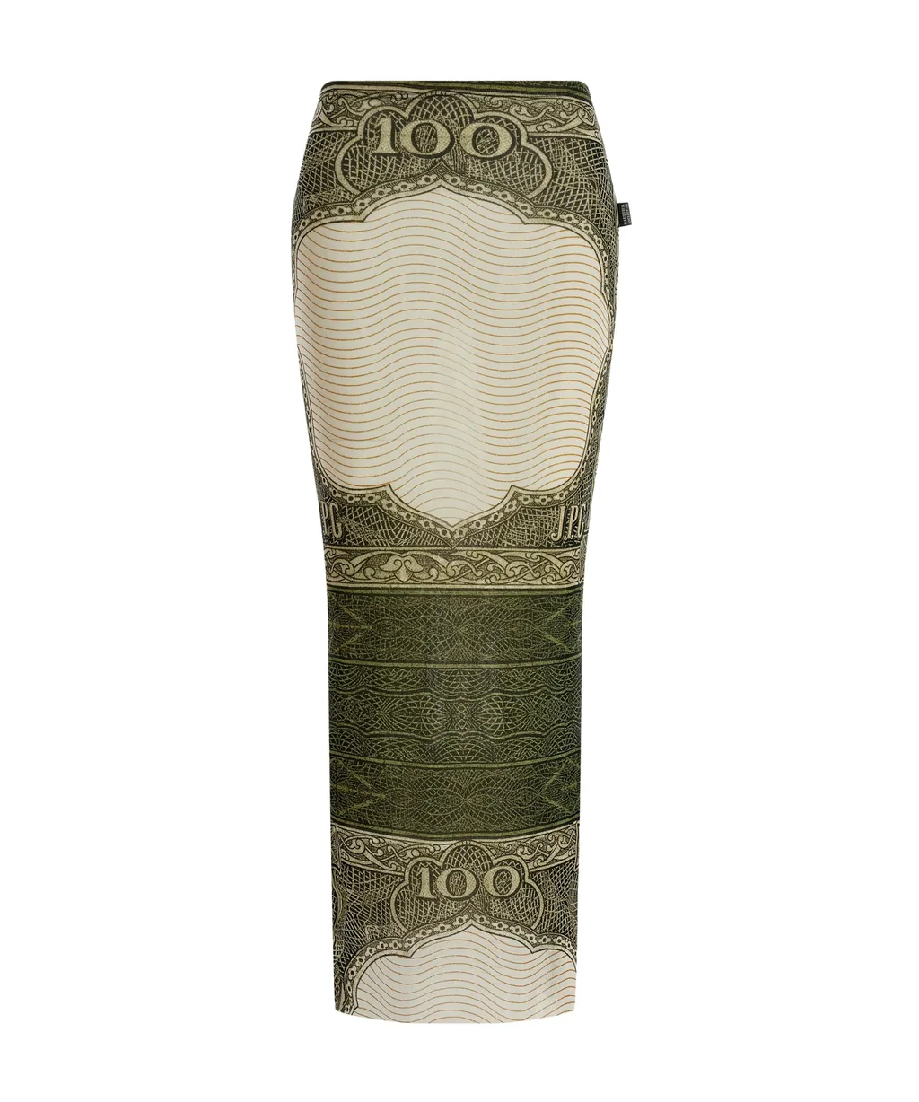 Re-Edition - The Green Cartouche Printed Maxi Skirt