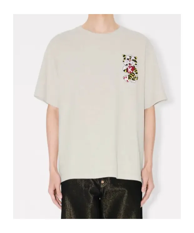Kenzo Embroidered Oversized T-Shirt