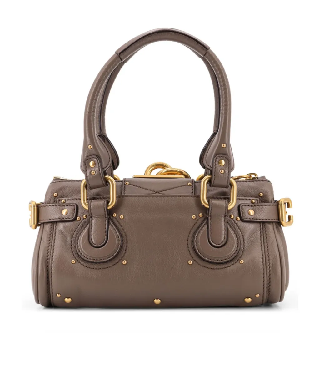 Small Paddington Letaher Tote Bag