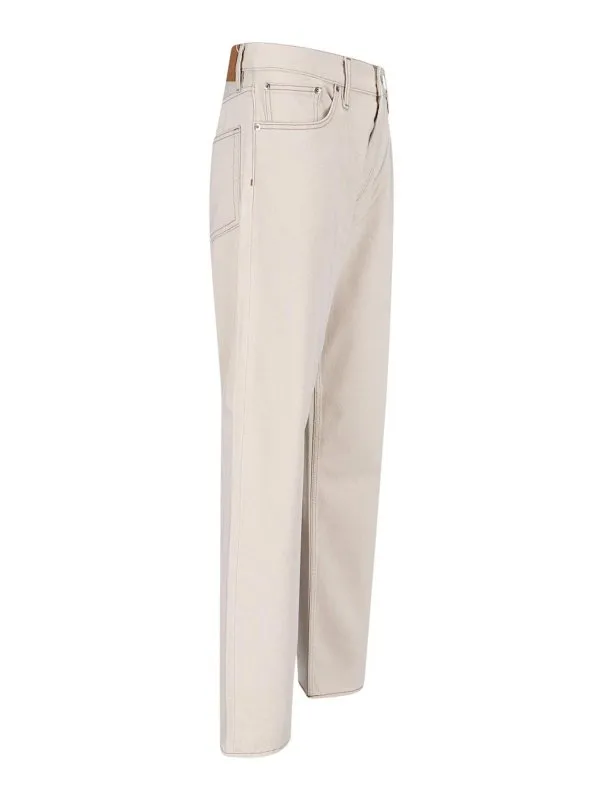 Sunflower Logo Patch Straight-Leg Jeans