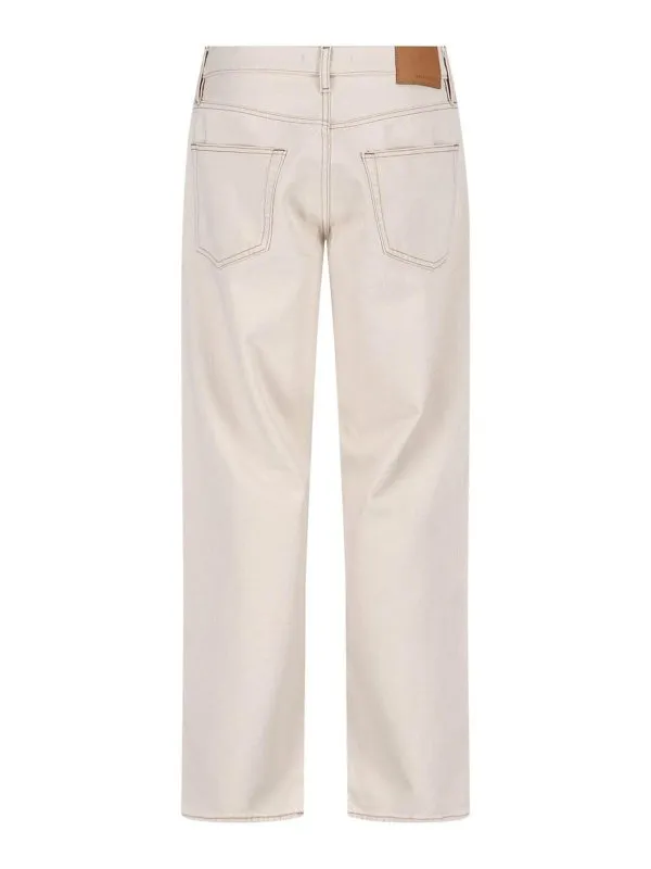 Sunflower Logo Patch Straight-Leg Jeans