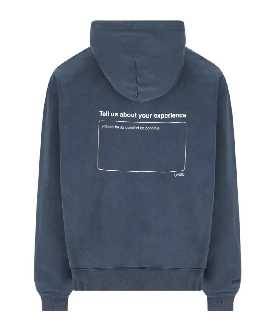Star Printed Drawstring Hoodie