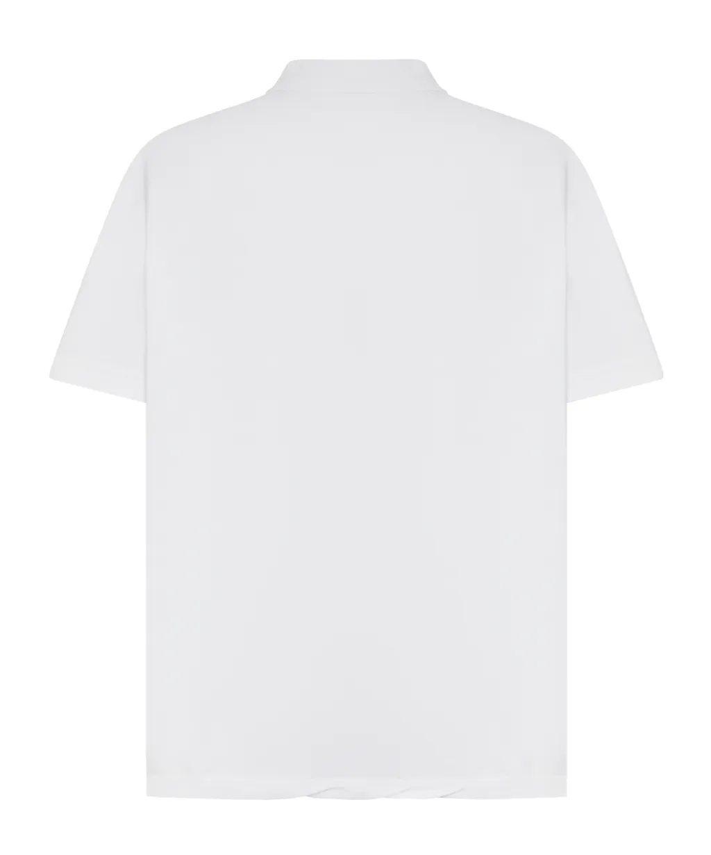 Logo Embroidered Short-Sleeve Polo Shirt