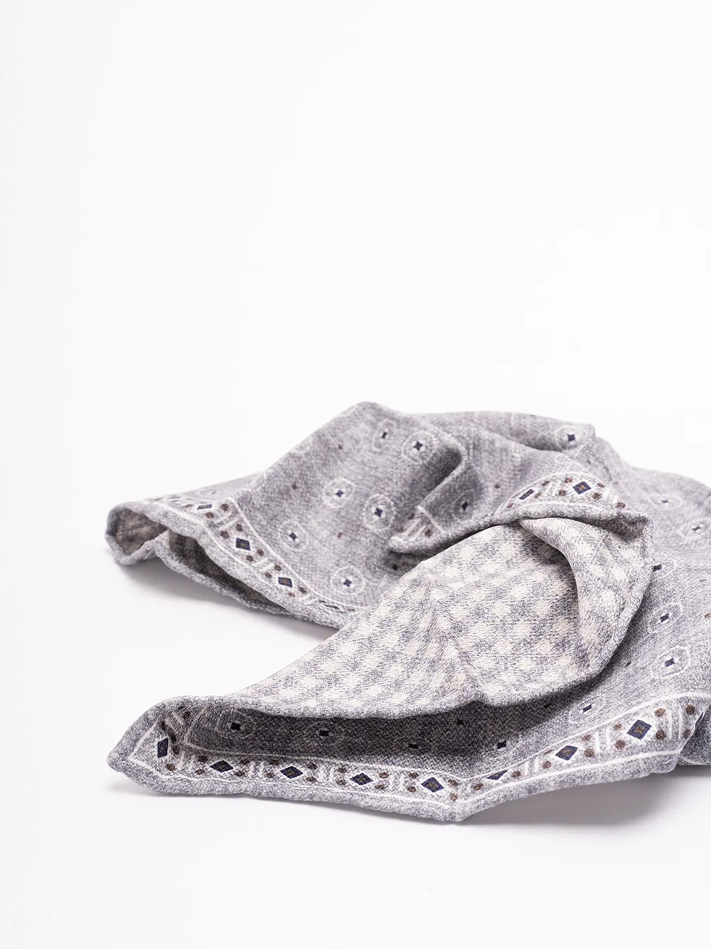 Patterned Silk Scarf