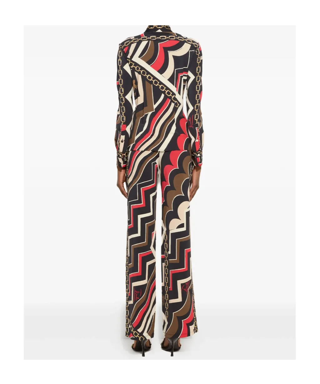 Istrice-Print Trousers