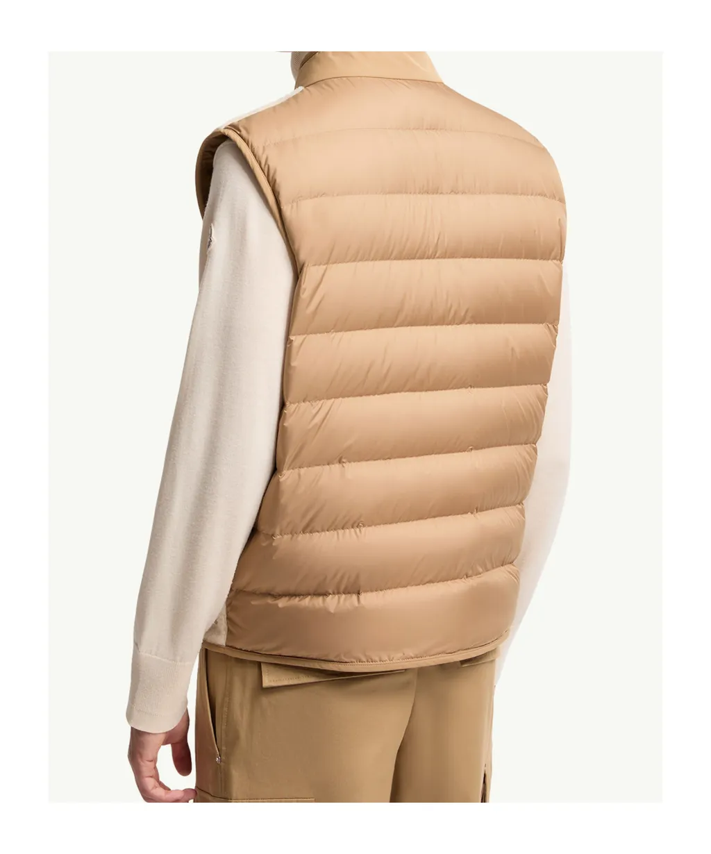 Moncler Logo Patch Zip-Up Gilet