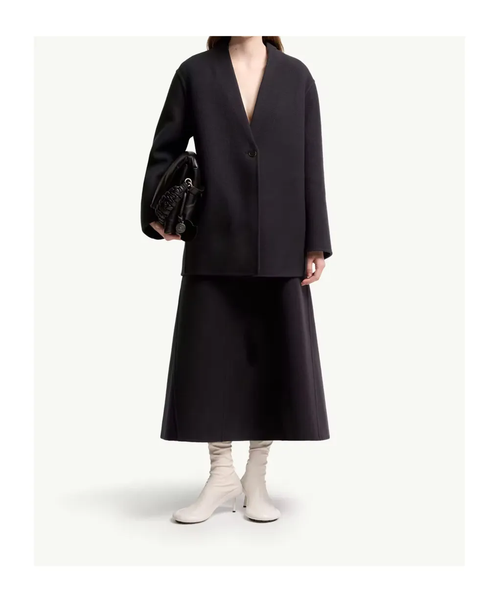 Moncler + Jil Sander Flared Midi Skirt