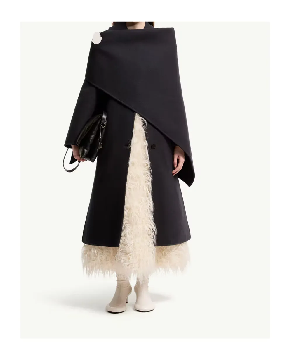Moncler X Jil Sander Textured Midi Skirt