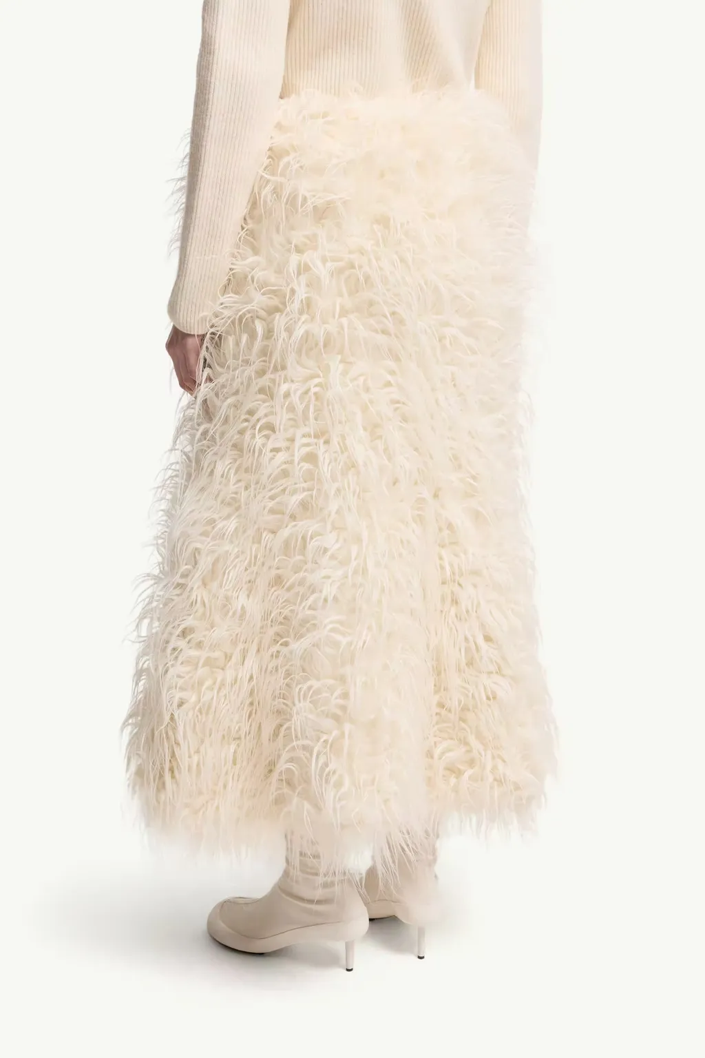 Moncler X Jil Sander Textured Midi Skirt