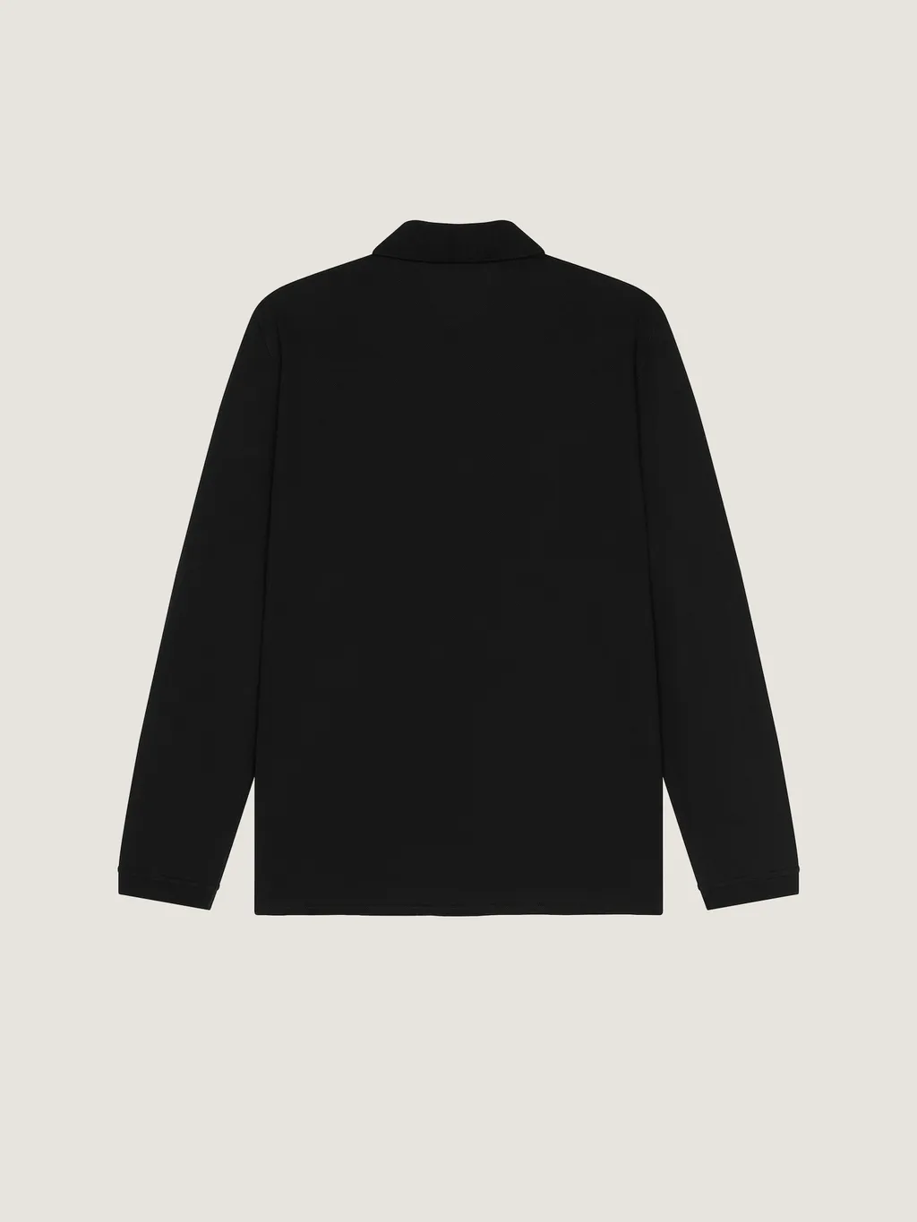 Givenchy Logo Patch Long-Sleeve Polo Shirt