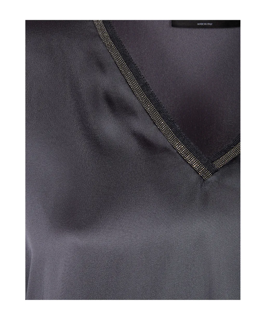 Fabiana Filippi V-Neck Sweater Top
