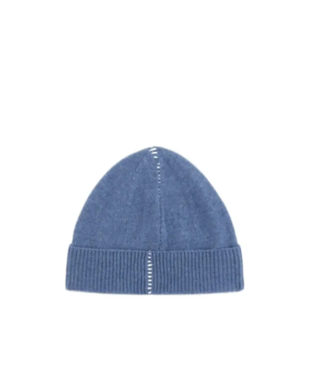 Mm6 Maison Margiela Logo Patch Knitted Beanie