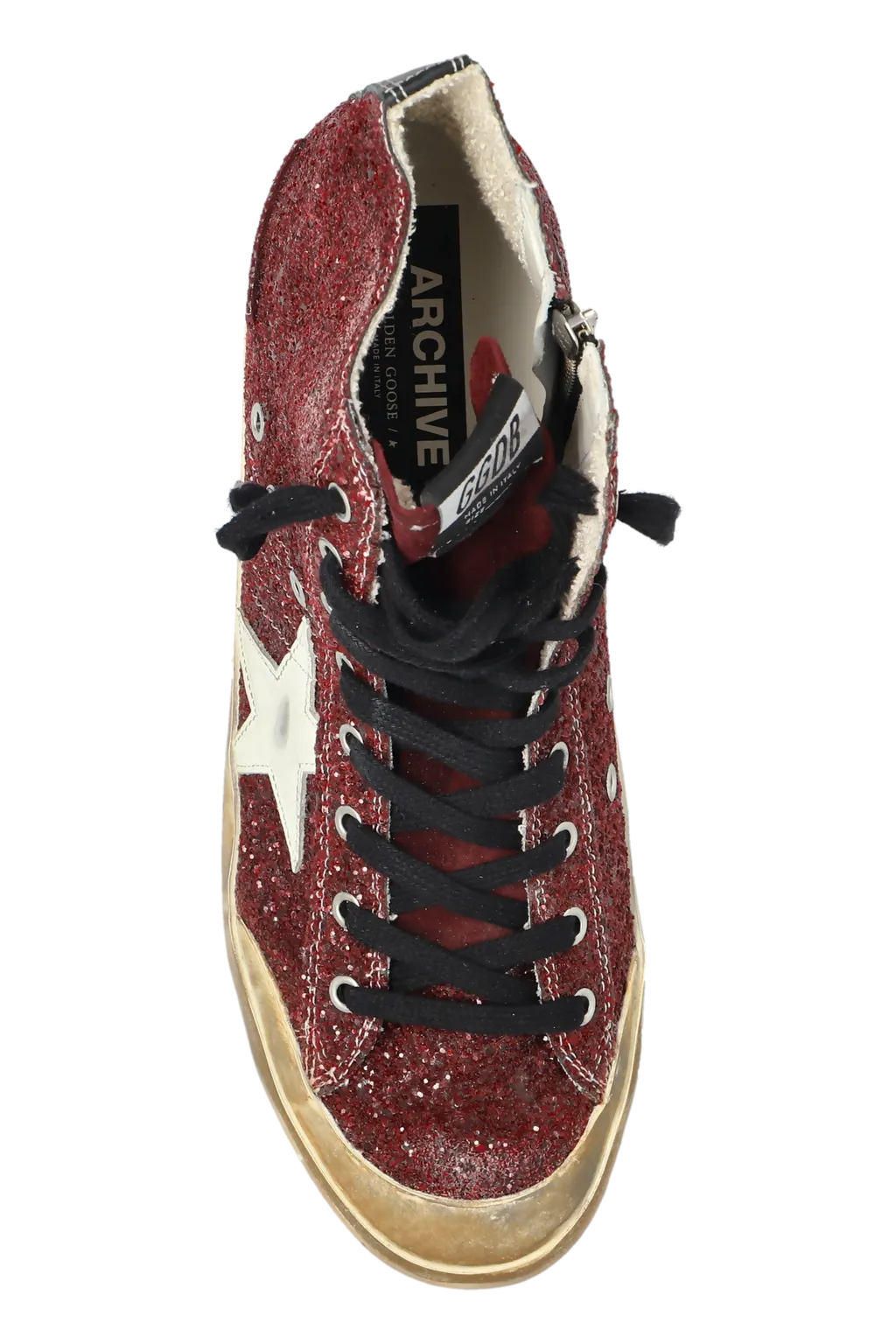 Golden Goose Deluxe Brand Francy Penstar Glittered Sneakers
