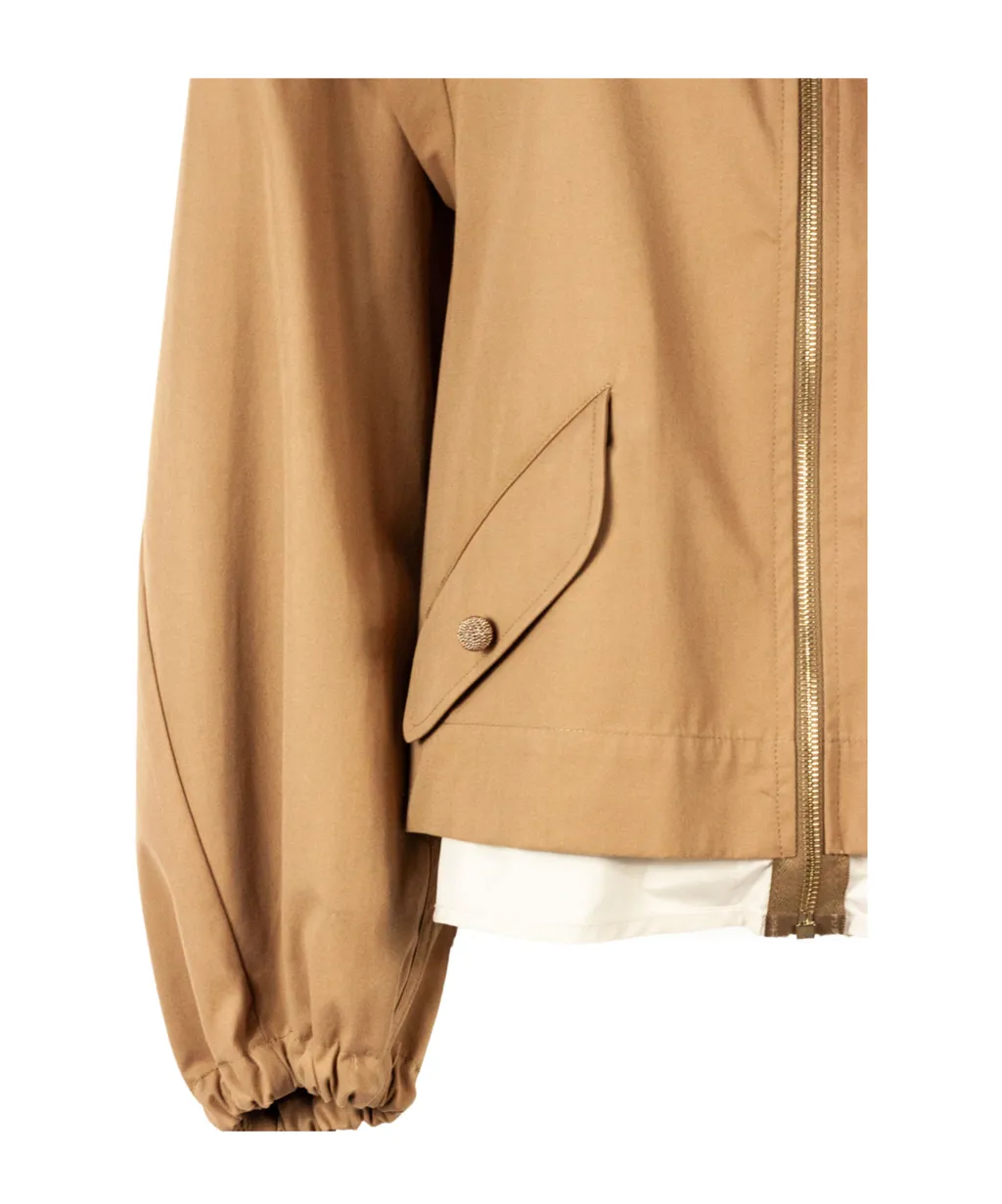 Fabiana Filippi Twill Bomber Jacket