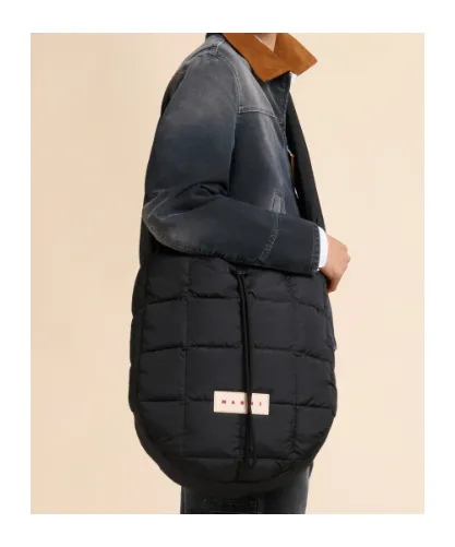 Marni Drawstring Quilted Shoulder Bag