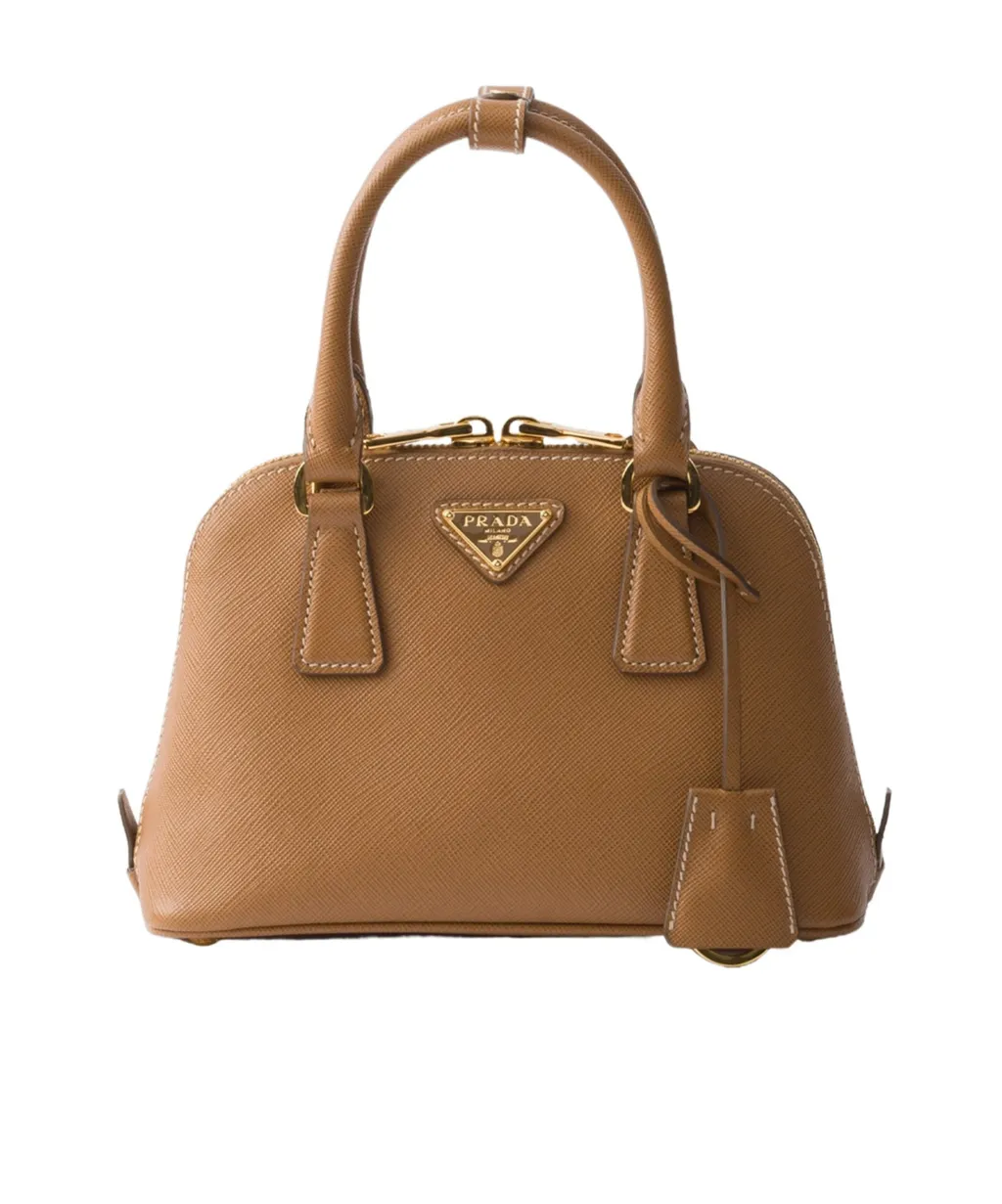 Prada Zip-Up Top Handle Bag