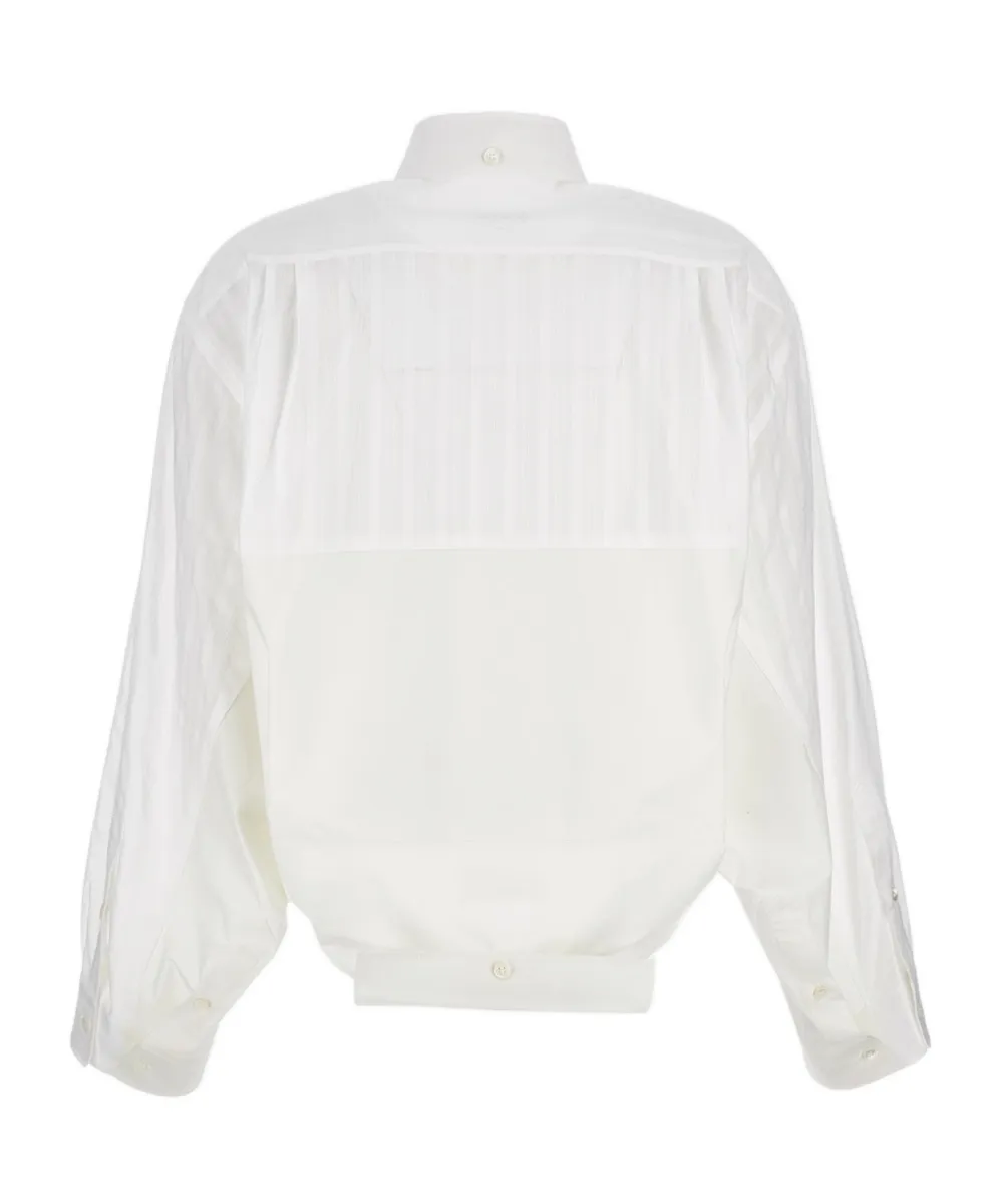 Mm6 Maison Margiela Mirrored Poplin Shirt
