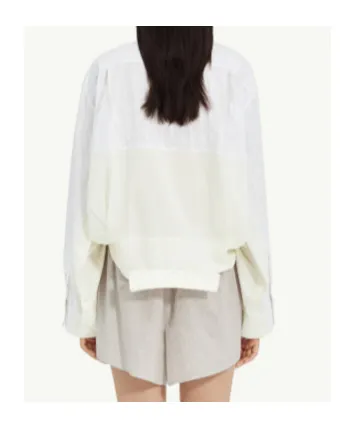 Mm6 Maison Margiela Mirrored Poplin Shirt