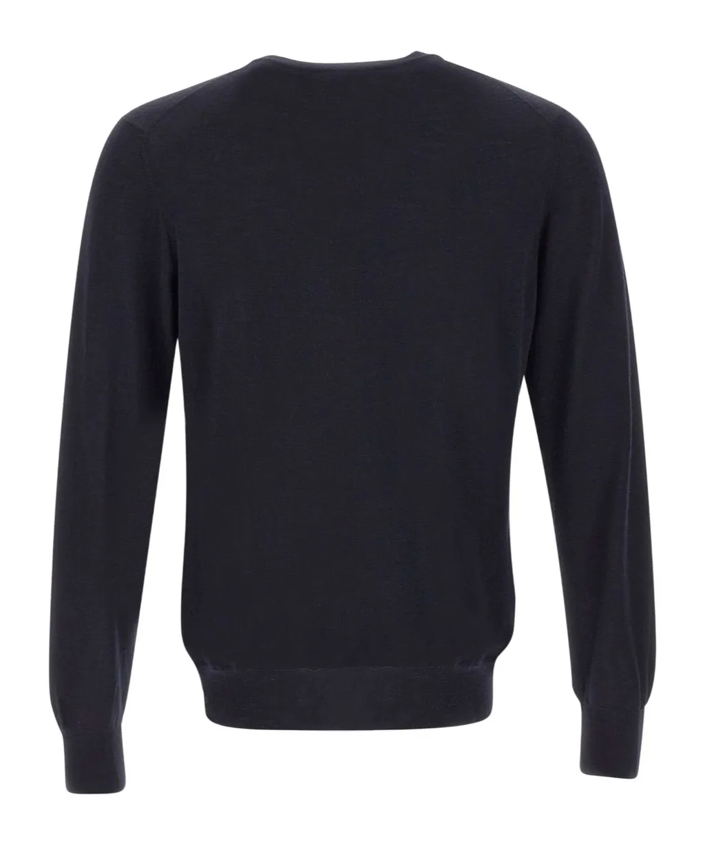 Long-Sleeved Crew Neck Sweater
