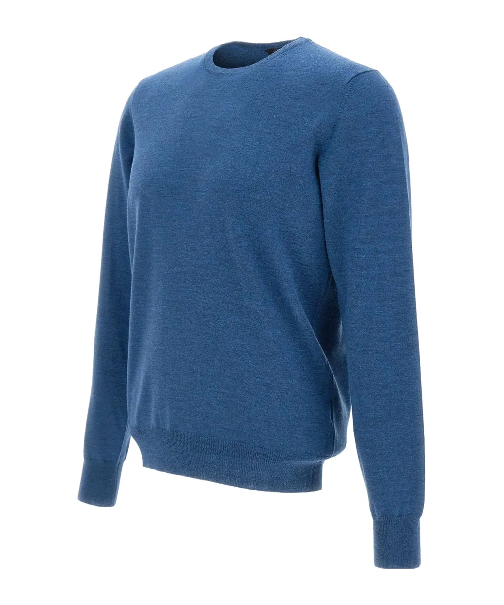 Long-Sleeved Crew Neck Sweater