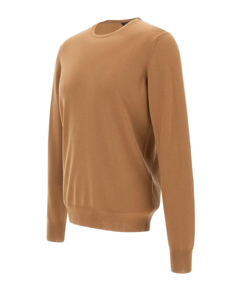 Long-Sleeved Crew Neck Sweater