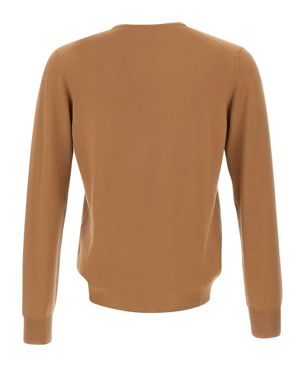 Long-Sleeved Crew Neck Sweater
