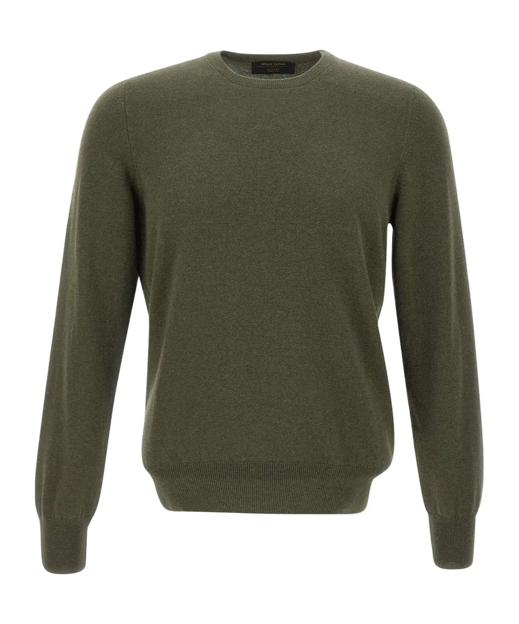 Long-Sleeved Crew Neck Sweater