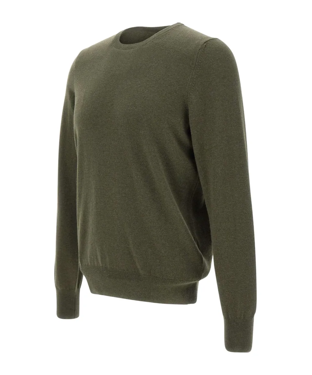 Long-Sleeved Crew Neck Sweater
