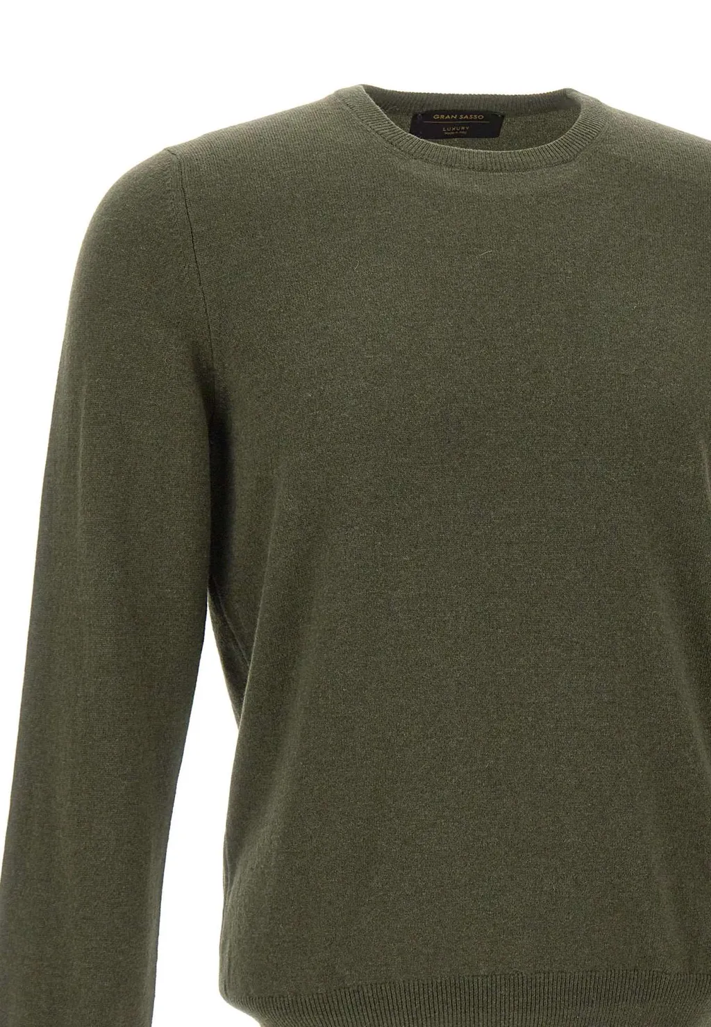 Long-Sleeved Crew Neck Sweater
