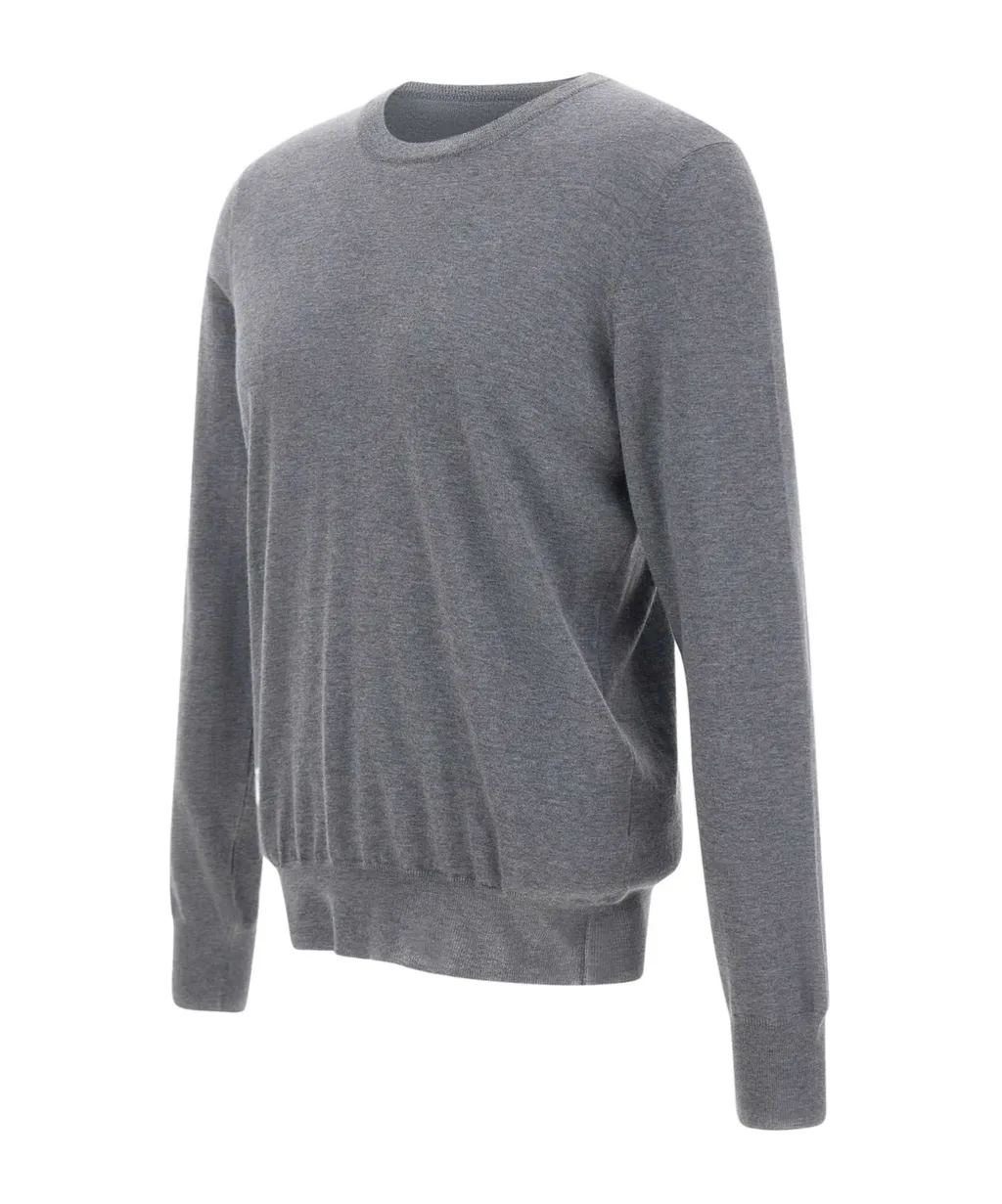 Long-Sleeved Crew Neck Sweater