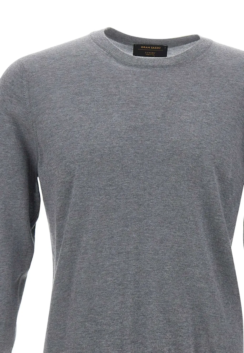 Long-Sleeved Crew Neck Sweater