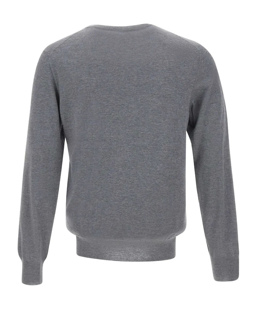 Long-Sleeved Crew Neck Sweater