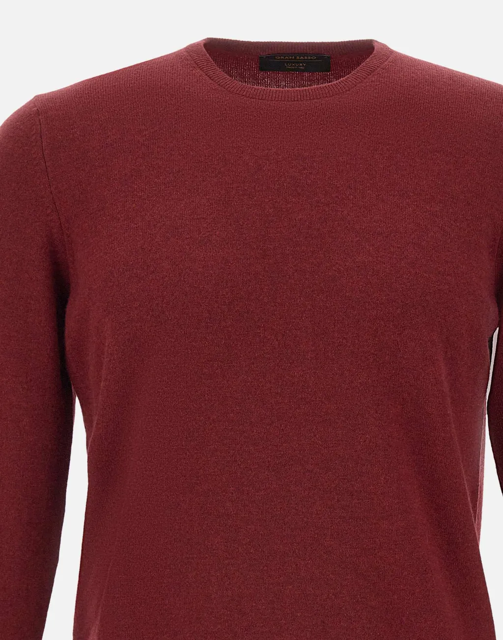 Long-Sleeved Crew Neck Sweater
