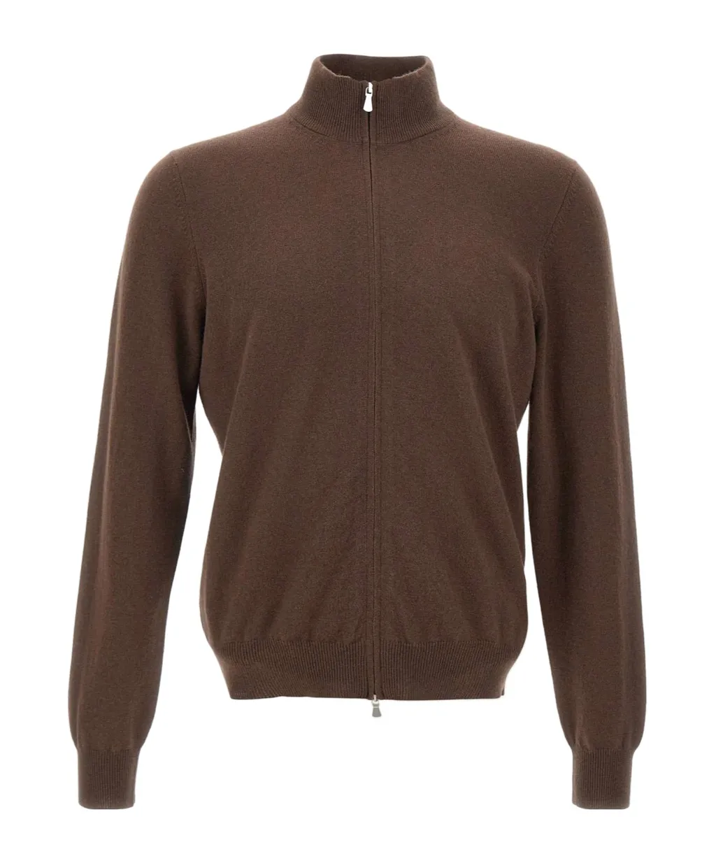 Long-Sleeved Half-Zip Sweater