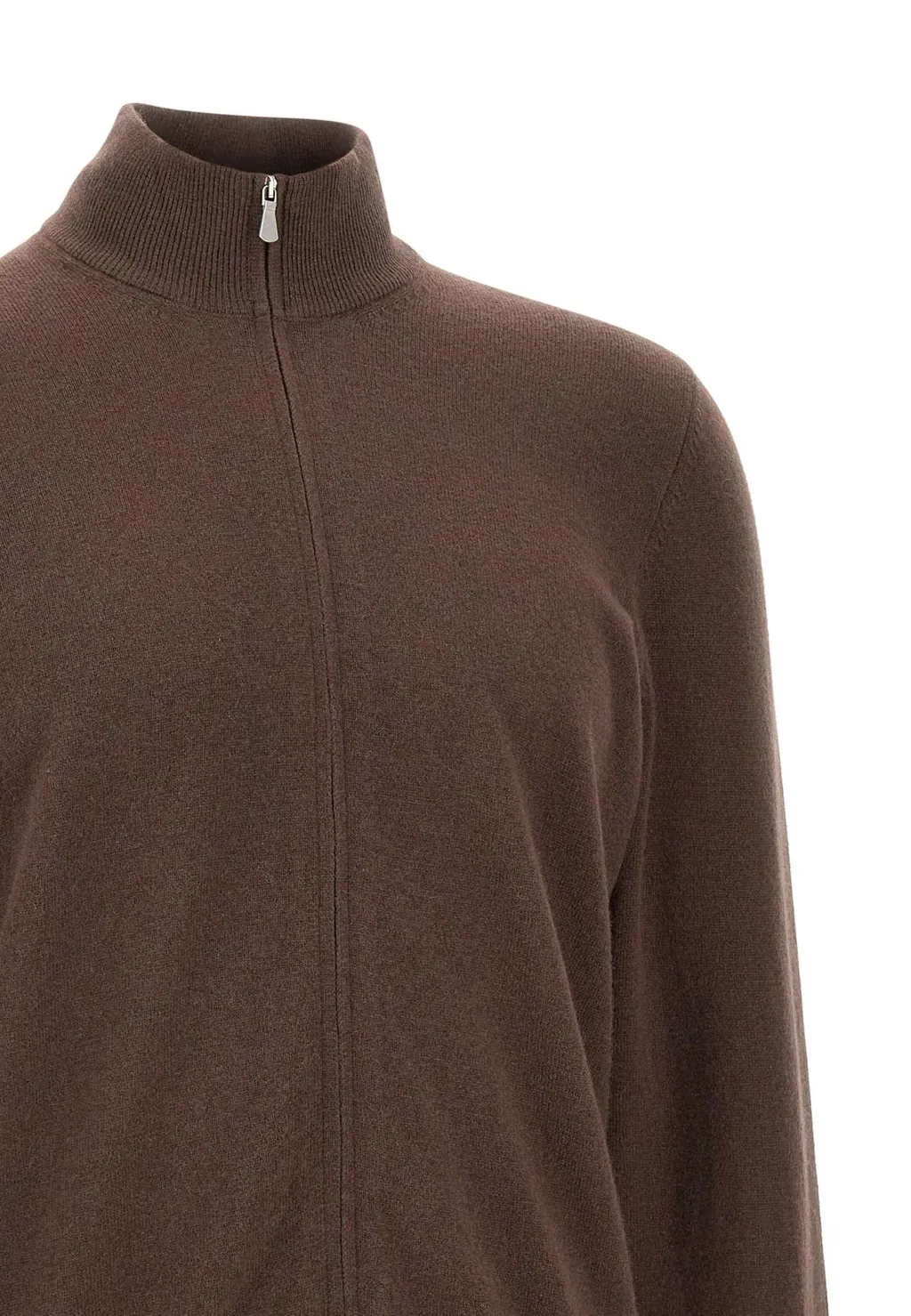 Long-Sleeved Half-Zip Sweater