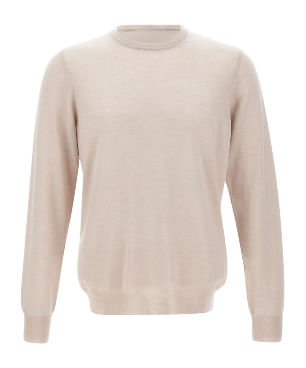 Long-Sleeved Crew Neck Sweater