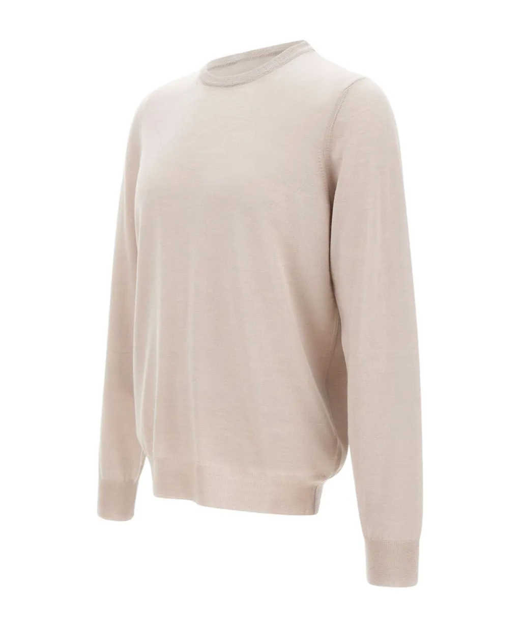 Long-Sleeved Crew Neck Sweater