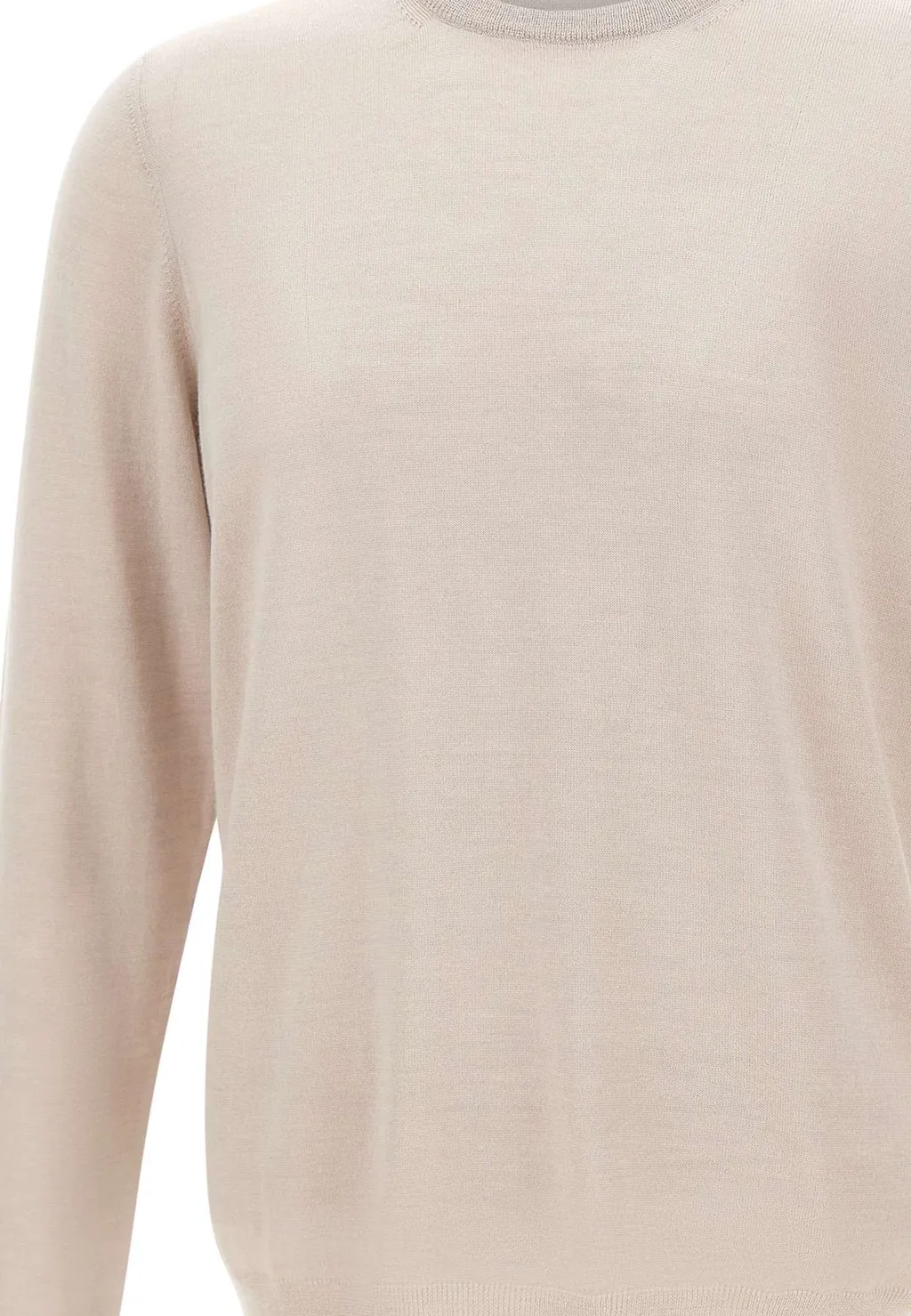 Long-Sleeved Crew Neck Sweater