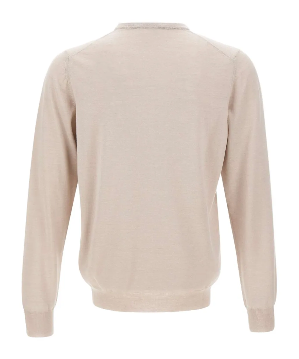 Long-Sleeved Crew Neck Sweater