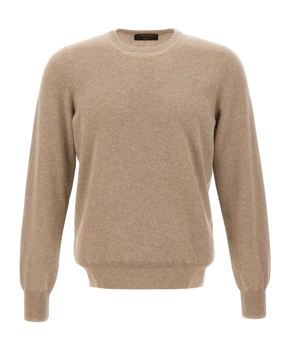 Long-Sleeved Crew Neck Sweater