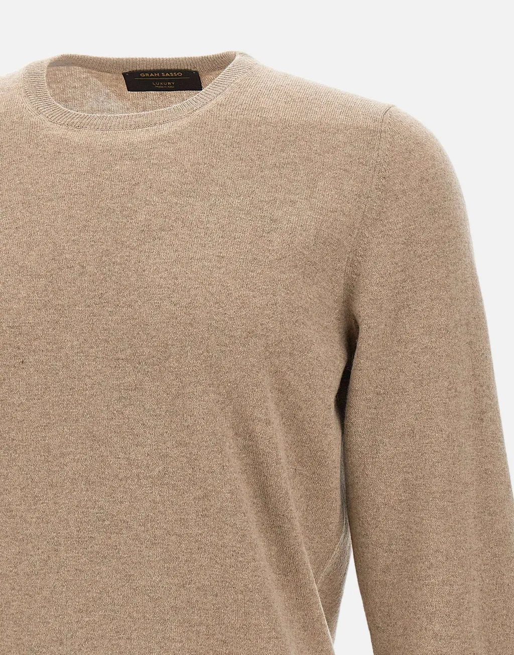 Long-Sleeved Crew Neck Sweater